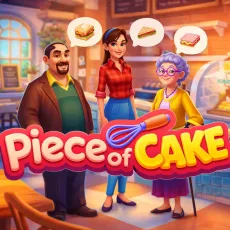 Piece of Cake: Merge & Bake game Play Piece of Cake: Merge & Bake game